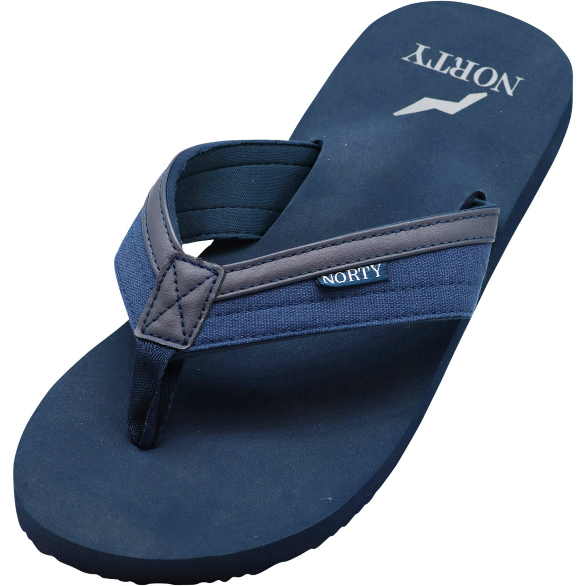 NORTY Mens Flip Flops Adult Male Beach Thong Sandals